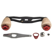 DIY Carbon Fiber Baitcasting Fishing Reel Handle Cork Knob Rocker Replacement